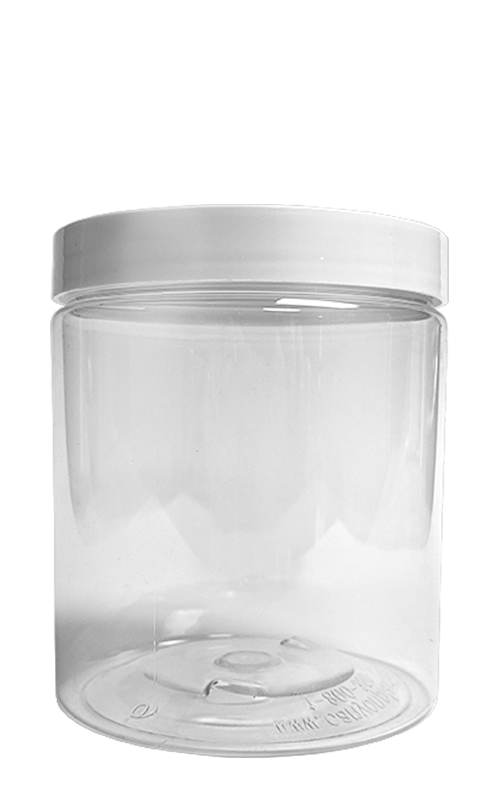 One pound clear stock supplement tub.