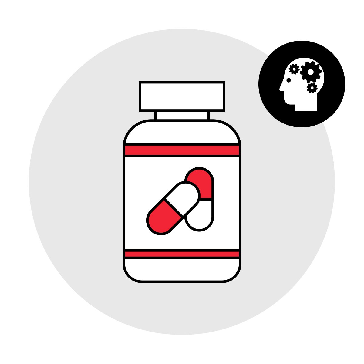 Supplement capsules product image.