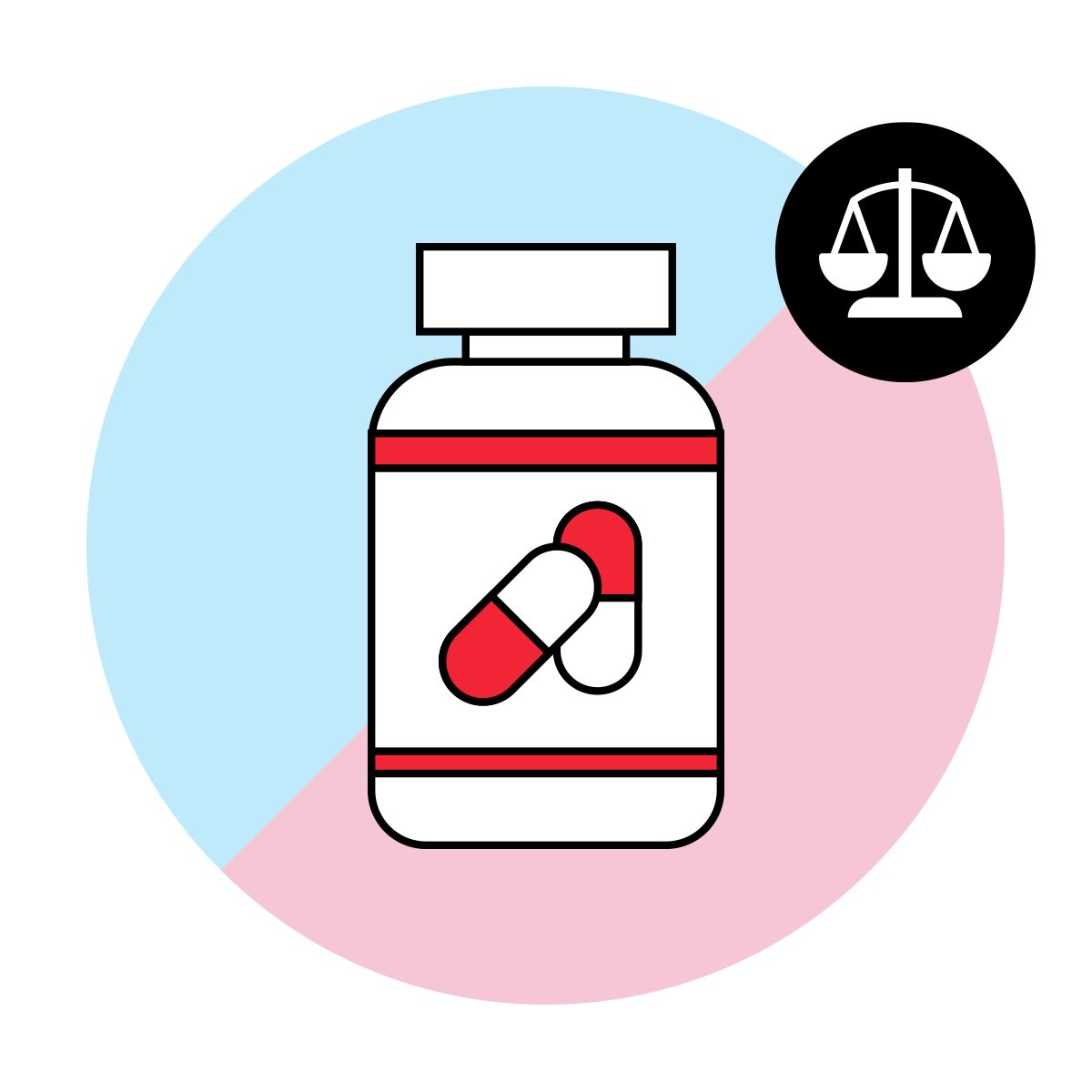 Supplement capsules product image.