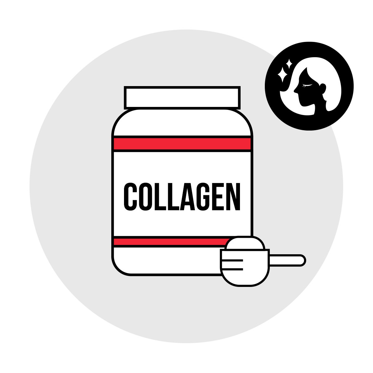 Collagen powder product image.